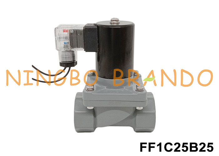 1' DN25 Korrosionsschutzventil mit CPVC-Körper 24V 110V 220V