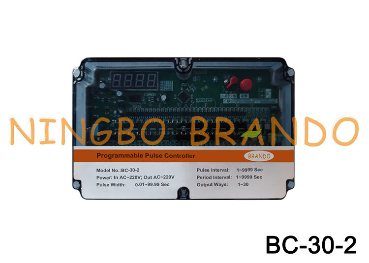 220VAC In 220VAC Out 30 Linien Pulsventil Timer-Regler für Staubsammler