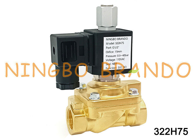 Parker Typ 322H75 1/2'' normalerweise offenes Magnetventil 40 bar 24 V 110 V 220 V