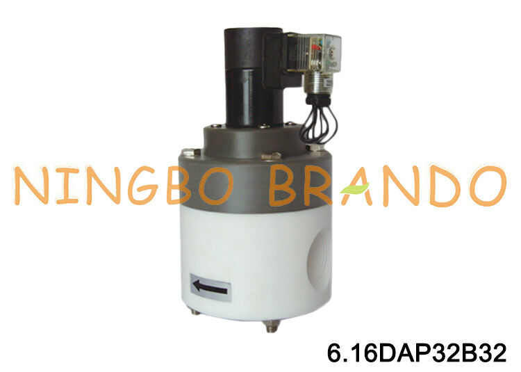 1-1/4'' PTFE-Korrosionsschutz-Magnetventil für Säure-Alkali-Chemikalien