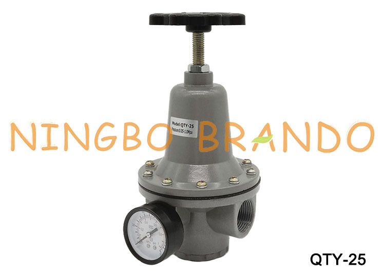 QTY-25 Pneumatischer Druckregler 1,0 MPa 1 Zoll Regler mit Manometer QTY25