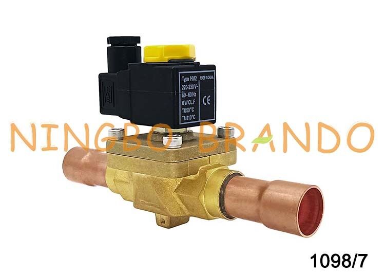 1098/7 Typ Castel Normal geschlossenes Magnetventil 7/8" Lötmittel 1098/7A7