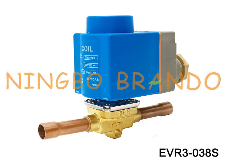 Magnetventil Danfoss Typ 032F1204 EVR 3 3/8 in Löt NC