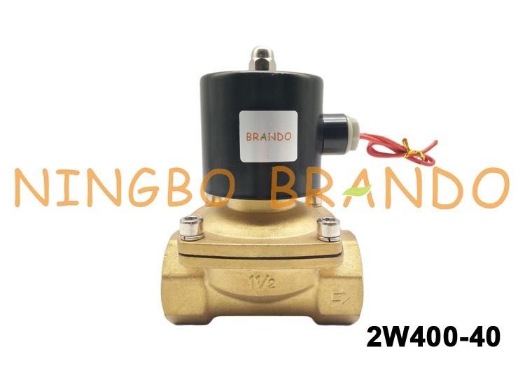 1-1/2“ UNI-D Art UW-40 2W400-40 Messingsteuerung- des DatenflussesMagnetventil für Wasser-Gasöl