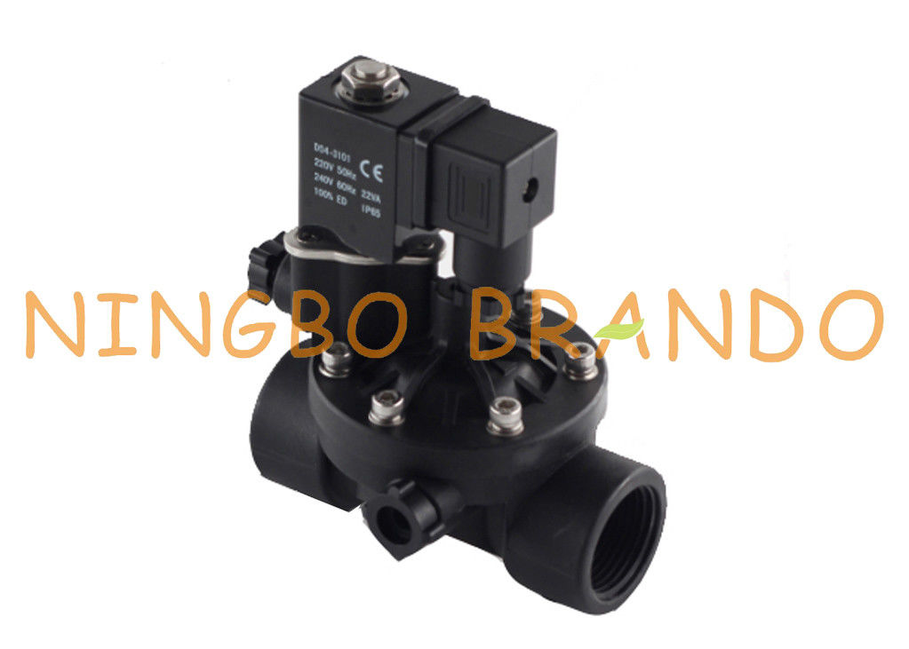 Plastikmagnetventil 1/2 der Korrekturmöglichkeit- von Handpa66 3/4 1 Zoll 12V 24V Wechselstrom DC-110V 220V
