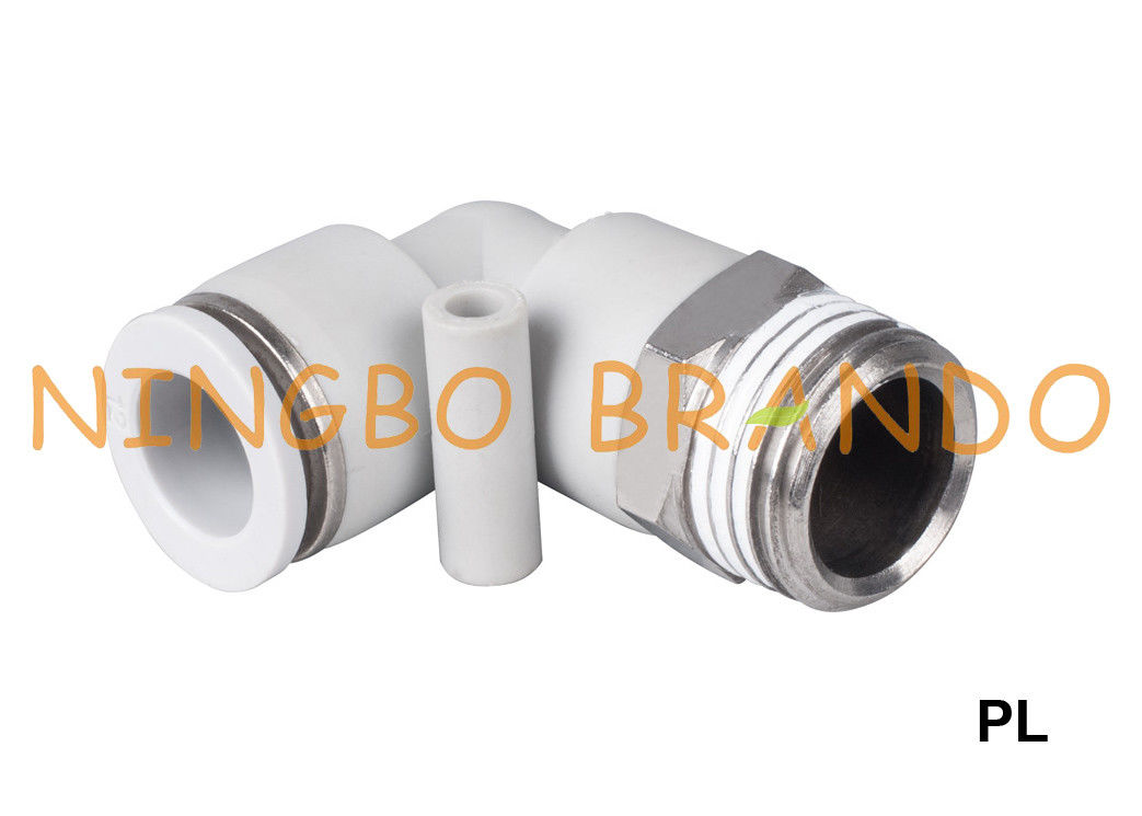 Männliche Ellbogen-Einebnungs-pneumatische Luft-Schlauch-Installationen PL 1/8&quot; 1/4&quot; 3/8&quot; 1/2“