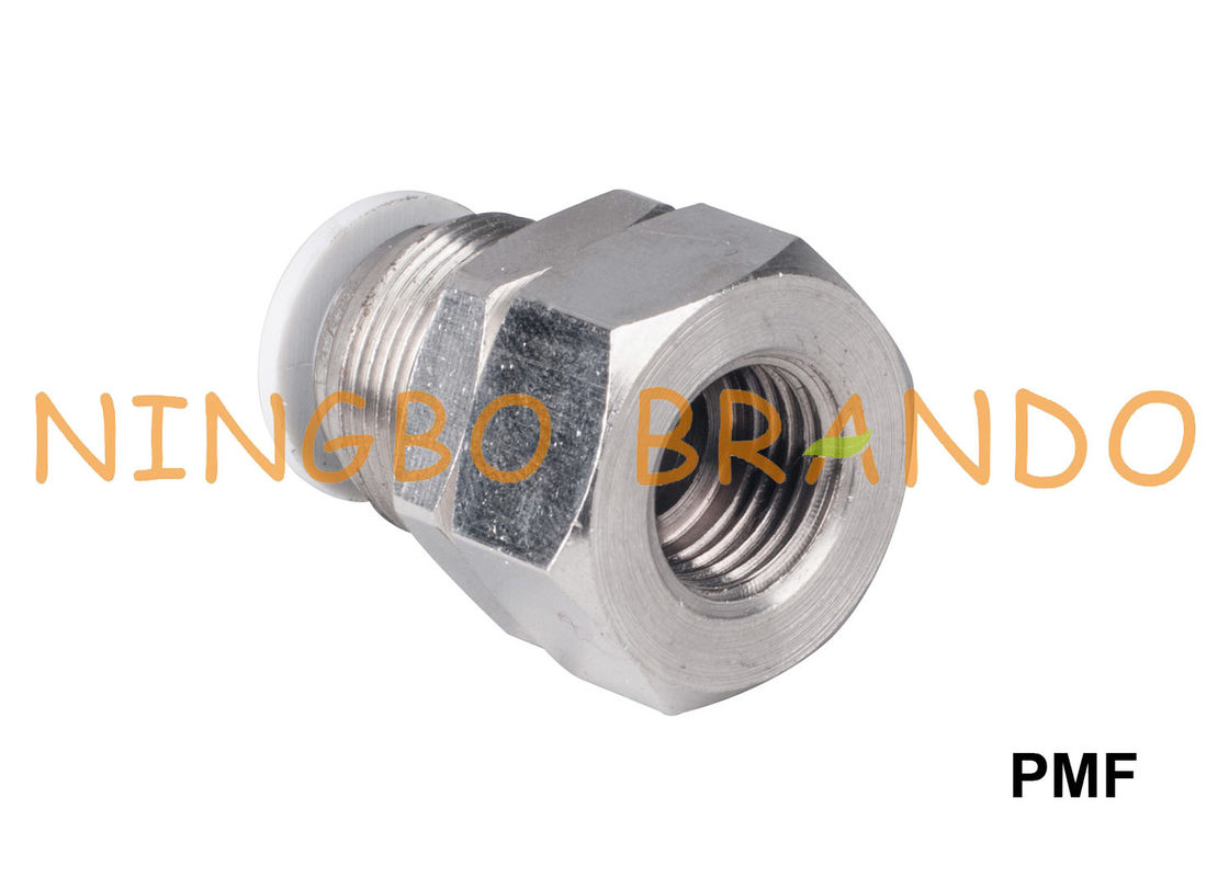 PMF-Schutzwand-weibliche gerade pneumatische Schlauch-Installationen 1/8&quot; 1/4&quot; 3/8&quot; 1/2“