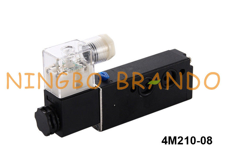 4M210-08 Airtac Art 5/2 Namur-Magnetventil G1/4“ 24VDC 220VAC