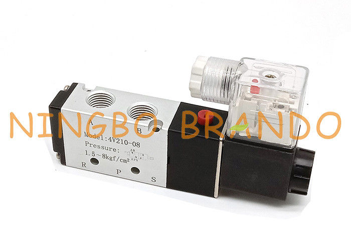 4V210-08 Airtac Art einzelnes Solenoid-pneumatisches Luftregulierungs-Steuerventil