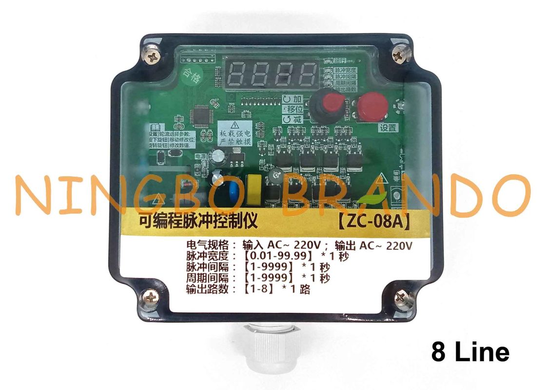 8 Linie Beutelfilter-Impuls Jet Valve Sequential Timer Controller