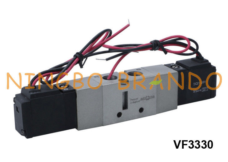 Art pneumatische Weise 24V 220V VF3330 SMC des Luft-Magnetventil-5/3