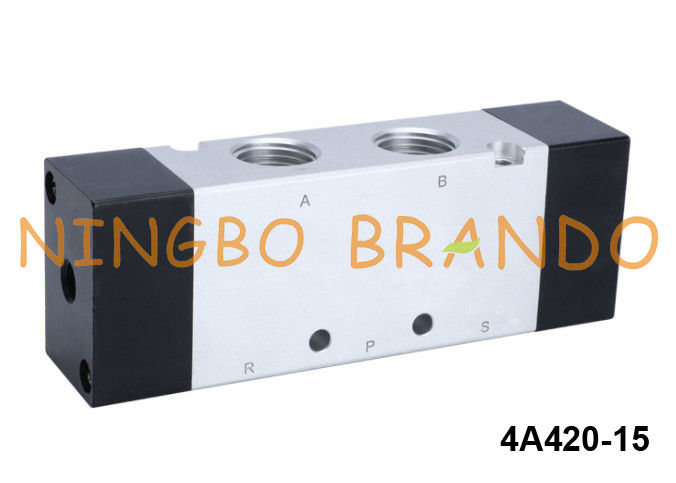 4A420-15 Airtac Art 5/2 Weisen-doppelte Luft gesteuertes elektropneumatisches Ventil