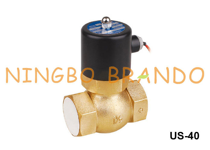 2L-40 US-40 Uni-D Art Dampf-Messingmagnetventil 1 1/2“ 24V 220V