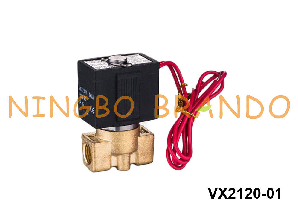 VX2120-01 SMC Art - 2 Möglichkeit NC-Messingmagnetventil 1/8&quot; 24VDC 220VAC