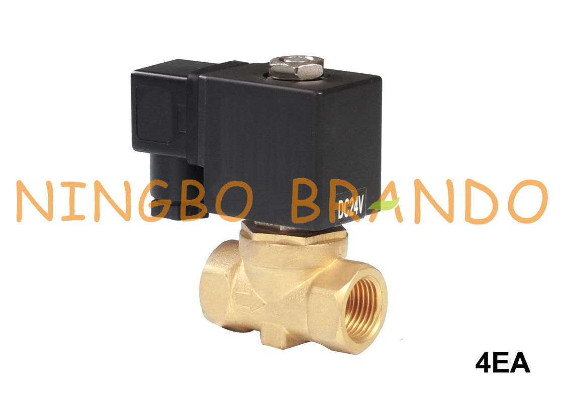 2/2 Weisen-Membran-Pilot-Operated Brass Solenoid-Ventil 1/4&quot; 3/8&quot; 1/2“