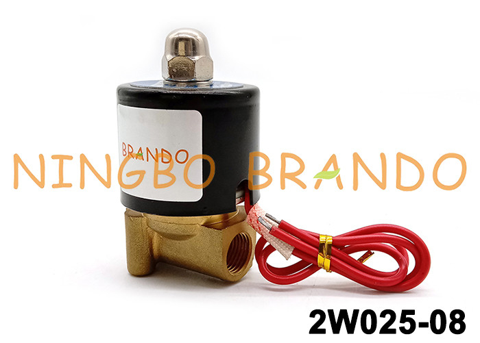 UD-08 2W025-08 1/4 Weise NC-Messingmagnetventil Zollgewinde-2/2