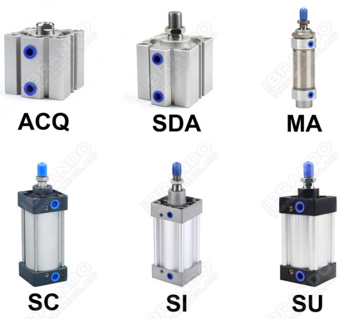 Doppelte Art CXSL20100 100mm Anschlag Rod Pneumatic Air Cylinders SMC