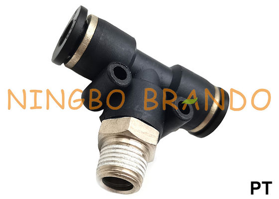 PT-G T-förmige T-Stück-Steckverbindung für pneumatische Schlauchanschlüsse