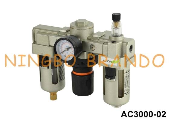AC3000-02 1/4" SMC Typ Pneumatischer Filterregler Schmierstoff Luftquelle Behandlung