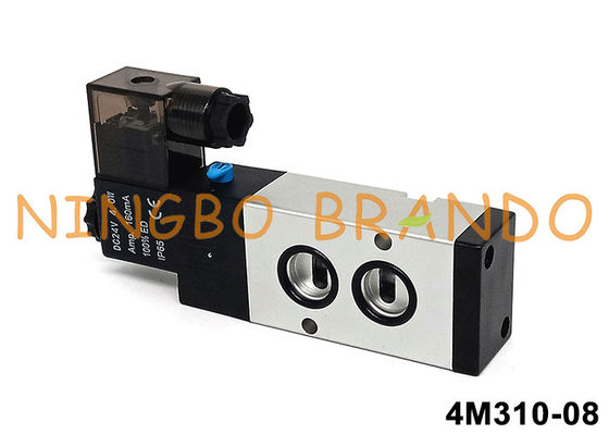 Airtac Typ 4M310-08 Namur Pilot Solenoidventil 5/2 Weg 24V 220V