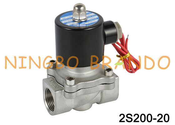 2S200-20 3/4'' 2/2 Way Norally Closed Water Stainless Steel Solenoid Valve (Wasser-Sollenoidventil aus Edelstahl)