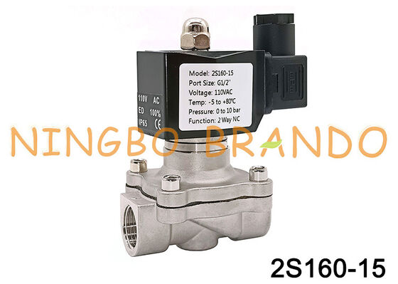 2S160-15 1/2 Zoll 2/2-Wege-Membranventil aus Edelstahl