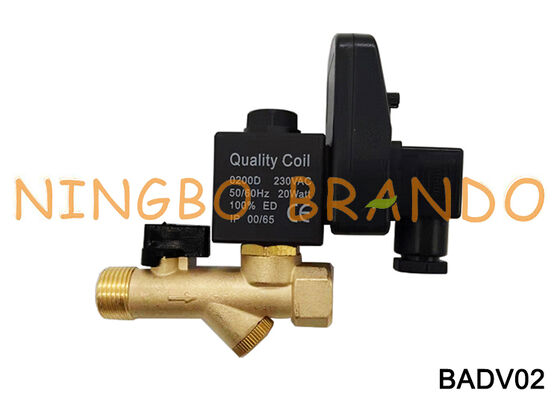 COMBO 1/2'' Automatisches Ablassventil für Luftkompressor AC110V AC220V