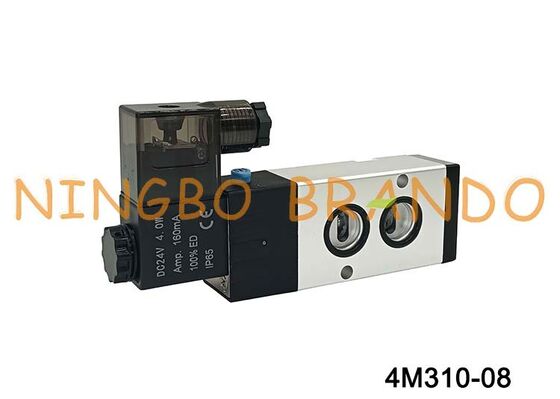 Airtac Typ 4M310-08 NAMUR-Magnetventil 5/2-Wege 4M-Serie