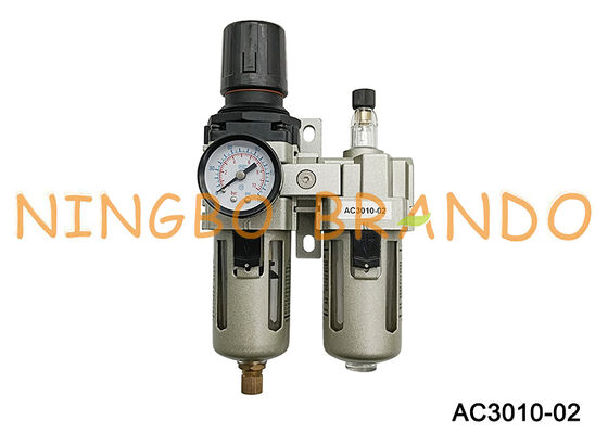 AC3010-02 1/4'' Filterregler-Öler FRL Pneumatische Luftquellenbehandlung