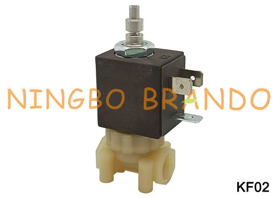 1/8 '' 3-Wege-NC-Magnetventil für Kaffee-Espressomaschine in Lebensmittelqualität, Kunststoff, KF02