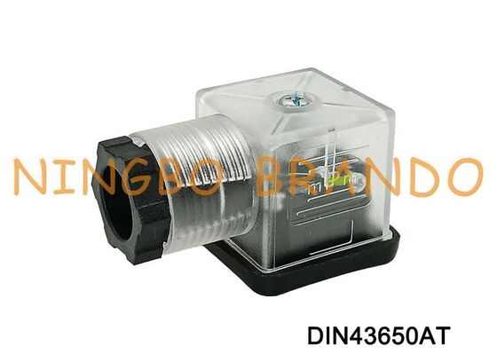 DIN43650A Magnetventil-Spulenanschluss, 18 mm, transparent, DIN 43650 Typ A