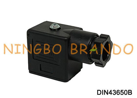 Magnetventilspulenstecker DIN43650 B MPM Schwarz DIN 43650 Typ B