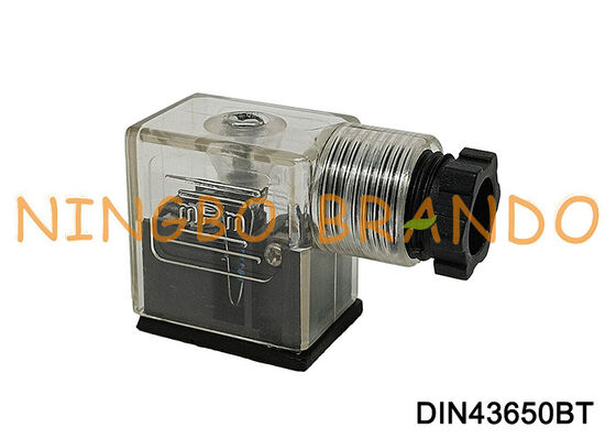 DIN43650B Magnetventilspulenanschluss 11 mm transparent DIN 43650 Typ B