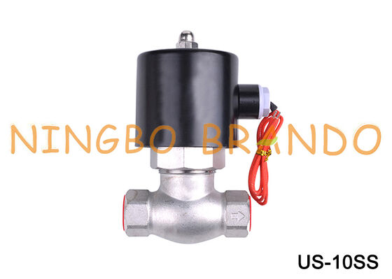 Dampfmagnetventil US-10 2L-10 3/8'' Edelstahl-Magnetventil 24V 220V