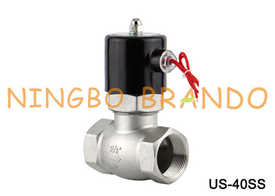 UniD-Magnetventil Typ US-40, 1-1/2'', 2/2-Wege, normalerweise geschlossen, Edelstahl