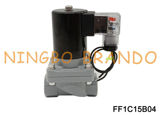 1/2'' korrosionsbeständiges CPVC-Magnetventil für Säure-Alkali-DN15-Chemieventil