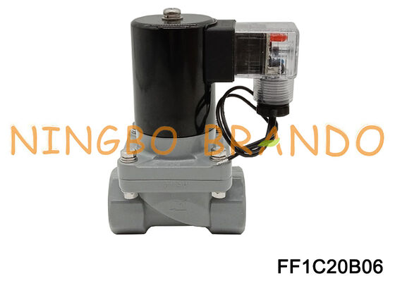 3/4'' CPVC korrosionsbeständiges Magnetventil für Säuren und Laugen, 20 mm Öffnung