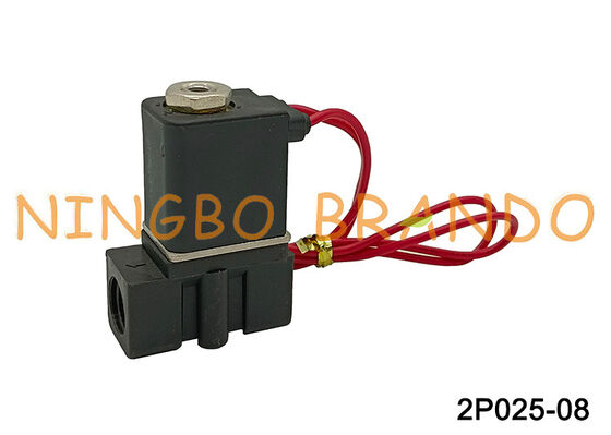 AC220V 2P025-08 1/4'' 2/2 Direkt wirkendes pneumatisches Kunststoff-Magnetventil