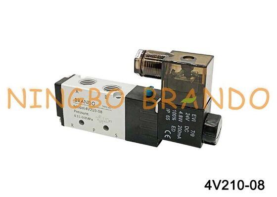 Airtac Typ 4V210-08 Pneumatisches Magnetventil 5/2 Wege