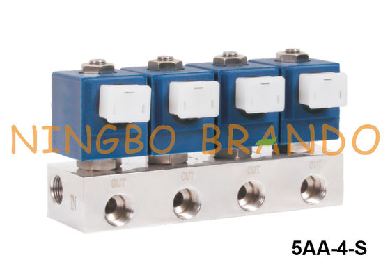 Vielfältiges angebrachtes Edelstahl-Magnetventil 1/4" 3/8" 1/2“ 24V 220V
