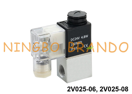 2V025-06 2V025-08 Airtac Art - 2 Möglichkeits-Solenoid-Luftventil 12VDC 24VDC