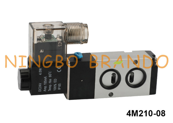 4M210-08 Airtac Art Namur-Magnetventil-pneumatische 5/2 Weise 24V 220V