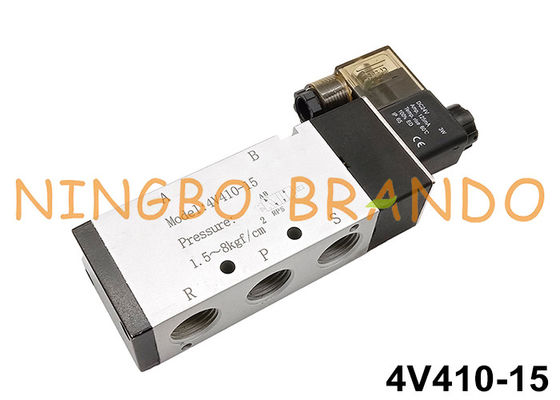 Innerlich gesteuertes verantwortliches pneumatisches Solenoid-Luftventil 1/2“ 4V410-15